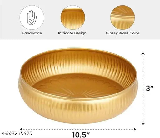 Dazzles Home New Traditional Flower Decorative urli bowl designer Big Size For Home Office Use Diwali Gifts