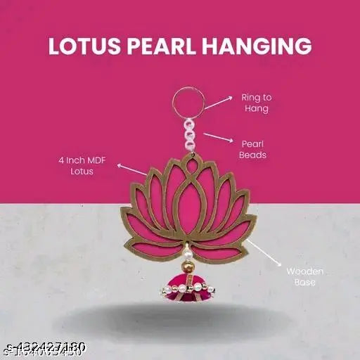 Sohibe Original Double Layer Lotus Festival Hanging (Pack of 5)