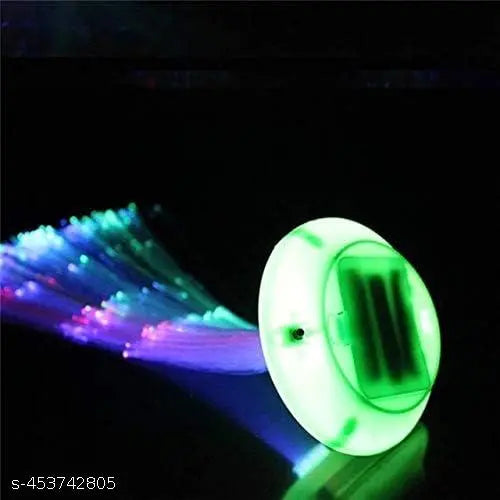 Color-Changing LED Fiber Optic Night Light Lamp Battery-Powered Home, Christmas, Party, Bedroom Decor Lamp Pack of 1