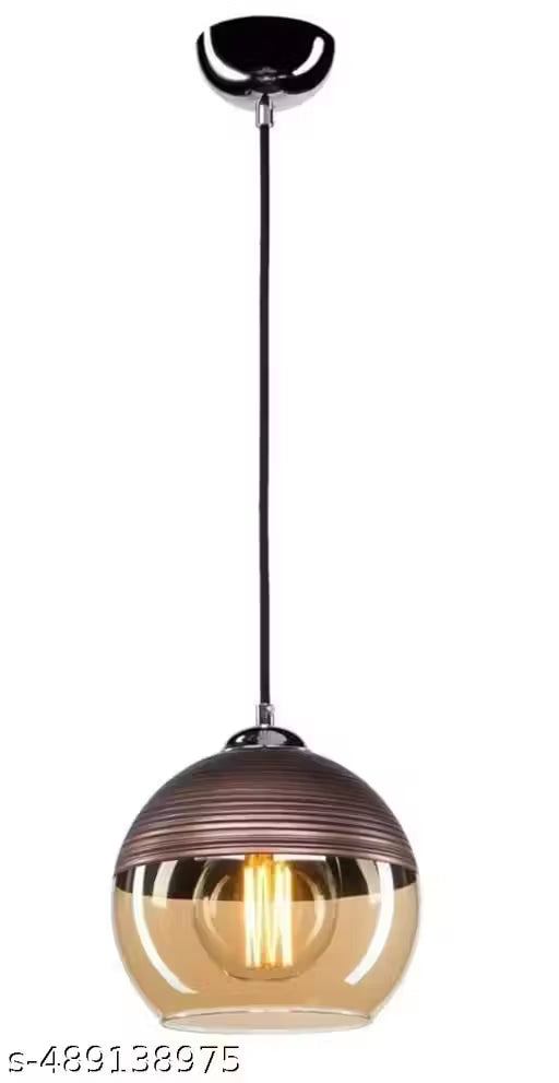 luster gold hanging light/set of 2
