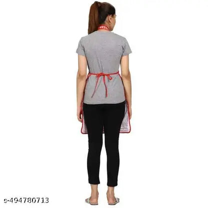 The Sewing Corner Kitchen Waterproof Apron with Multipurpose Front Pocket, Cooking Kitchen Aprons for Women Men Chef – Pack of 2