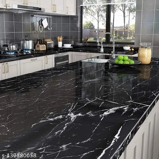 Oil-proof kitchen sticker wallpaper for home and kitchen || Kitchen surface protection sticker || Aluminium foil stove cover || Self-adhesive kitchen foil