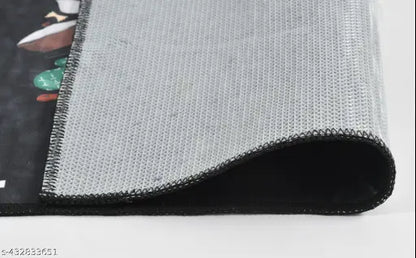 Genius Homes FAB Multi Purpose Anti Skid & Washable Kitchen Mat & Runner | Attractive Look & Digital Printed Soft Combo Kitchen Floor Mat [ 18x28 CM & 18x54 CM, Bon Appetit ]