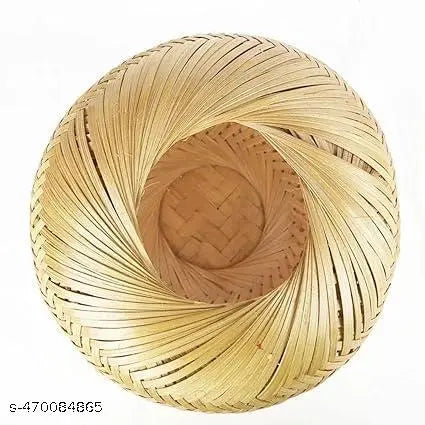 Craft Haat Bamboo Lamp Shades Round Pendent Lamp Shade for Dining Room/Living Room/Corrido/Bar/Restaurant Etc.