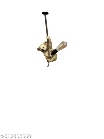 Squirrel/Panda Decorative Hanging Light Without Bulb ( Golden )- Panda, Squirrel, Fancy Light, Home Decor, Restaurant Decor, Lights for Restaurant, Hanging Light for restaurant