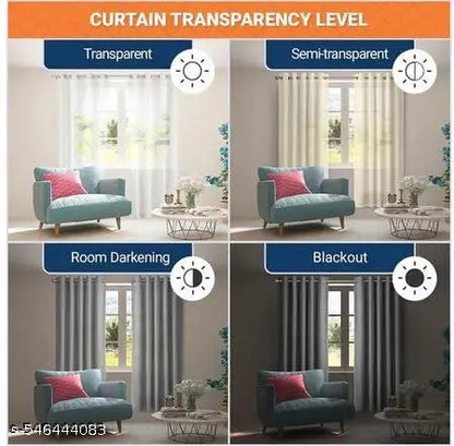 Kids Cartoon Printed Grommet Curtains For Window, Kids Room, Bedroom Playroom Pack of 1 Piece (4x5 Feet)