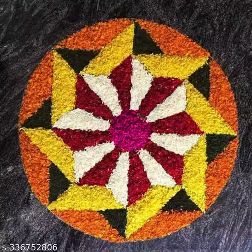 StromX Rangoli Mat for Living Home