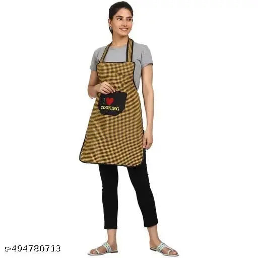 The Sewing Corner Kitchen Waterproof Apron with Multipurpose Front Pocket, Cooking Kitchen Aprons for Women Men Chef – Pack of 2