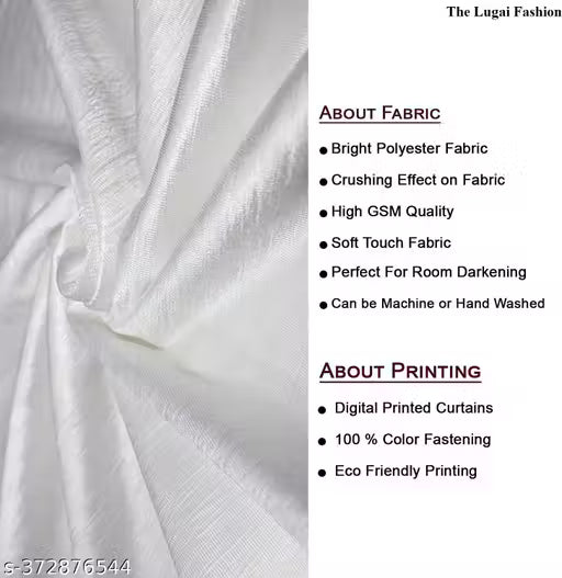 TLF Printed Door Eyelet Curtain for Home, living room, dining room, Kids room and many more