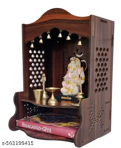 WOODEN POOJA TAMPLE