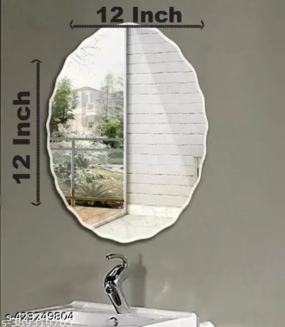 Round Glass Mirror