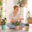 Round Flower Pots with tray for Home & Decoration Planters, Terrace, Garden Etc Plant Container Set