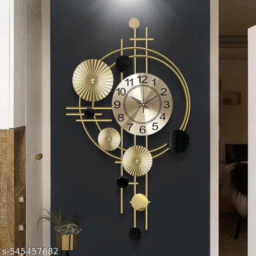 Funterest Metal Handicraft Silent Wall Clock