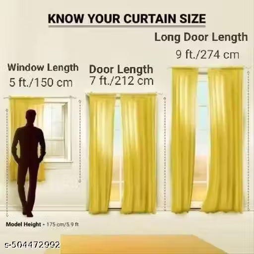Printed Door Curtain |Stylish Curtain ||Attractive Door Curtains | Patterned Light Filtering Curtains |